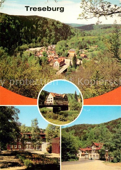 Treseburg Harz Ortsansicht FDGB Erholungsheime Ferienheim Forelle