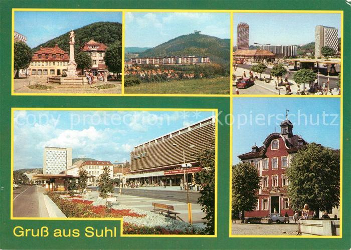 Suhl Thueringer Wald Waffenschmiedbrunnen Ringberghaus Erholungseinrichtung Wilh