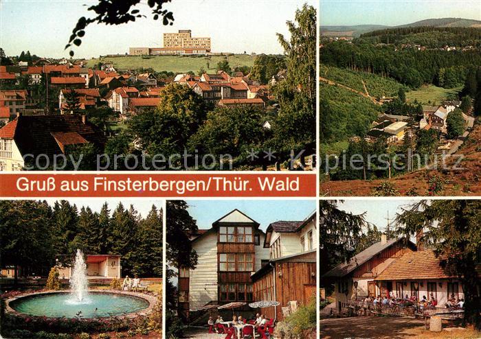 Finsterbergen FDGB Erholungsheim Leinagrund Naturpark Huellrod VdN Kurheim Cafe