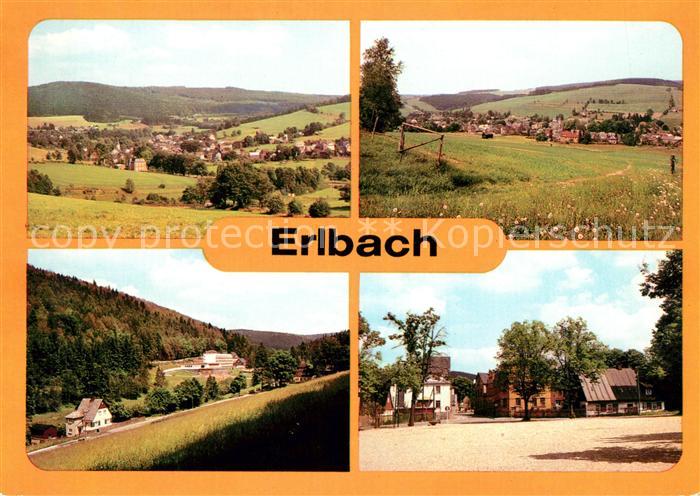 Erlbach Vogtland Panorama Blick vom Wohlhausener Berg Landesgemeinde Tal Ernst T