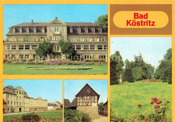 Bad Koestritz Sanatorium Ernst Thaelmann Strasse HO Gaststaette Schlosspark