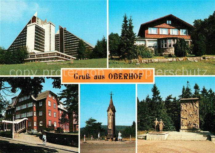 Oberhof Thueringen Hotel Panorama Cafe Luisensitz Konsum Erholungsheim Rondell F