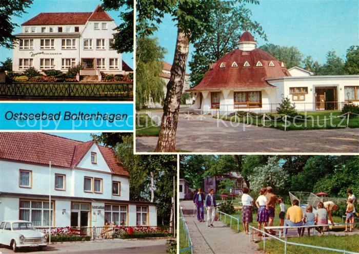 Boltenhagen Ostseebad Zentrag Ferienheim Pavillon Bar Kurverwaltung Minigolfanla