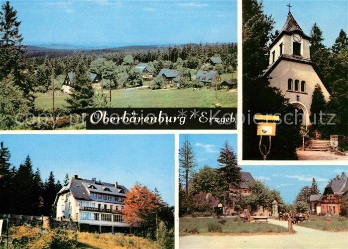 Oberbaerenburg Baerenburg Ortsansicht Waldkapelle Urlauberkaffee FDGB Heim