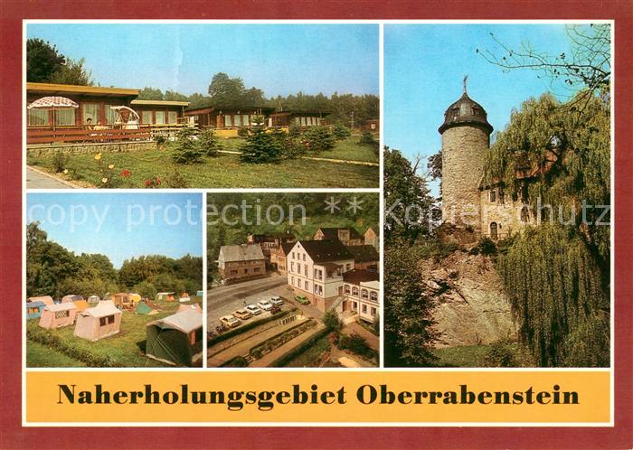 Karl-Marx-Stadt Naherholungsgebiet Oberrabenstein Bungalows Burg Campingplatz Ca