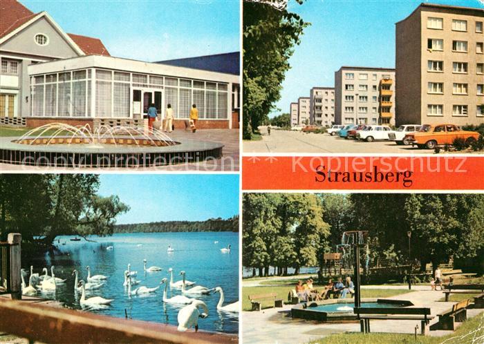 Strausberg Brandenburg Haus der NVA Klub am See Schwimmhalle Artur Becker Strass