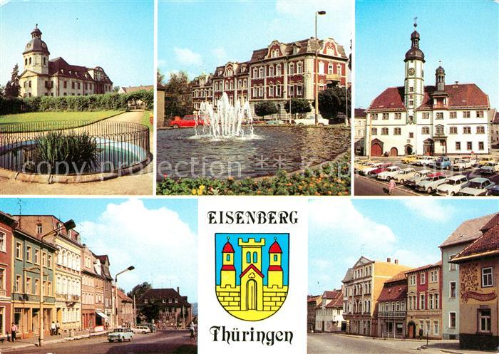 Eisenberg Thueringen Schlosskirche Platz der Republik Rathaus Ernst Thaelmann Pl
