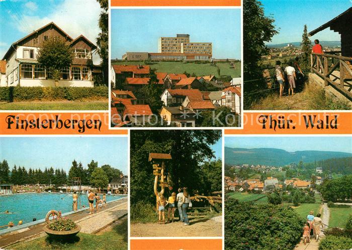 Finsterbergen Gaststaette Waldschloesschen FDGB Erholungsheim Wilhelm Pieck Bloc