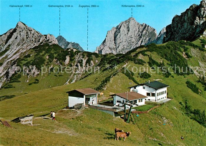 Graen Tirol Bergstation Fuessener Joechle
