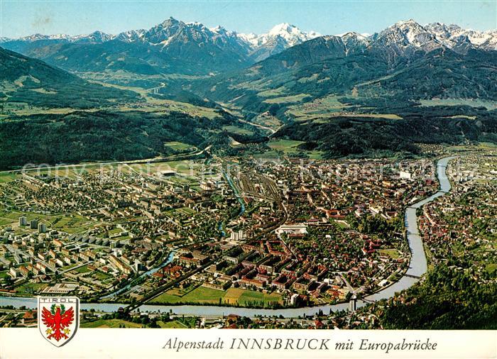 Innsbruck Fliegeraufnahme