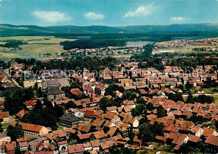 Clausthal-Zellerfeld Fliegeraufnahme Panorama