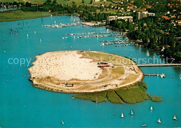 Steinhude Fliegeraufnahme Badeinsel