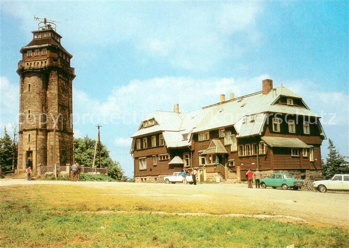 Auersberg Wildenthal Aussichtsturm Berghotel Auersberg