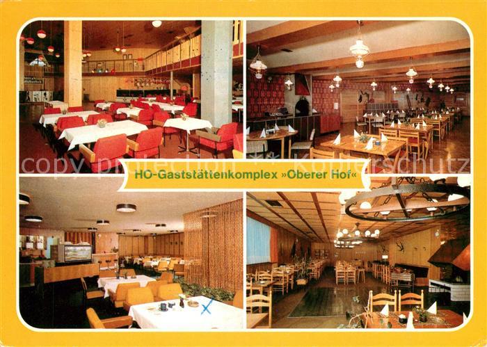 Oberhof Thueringen Restaurant Oberer Hof
