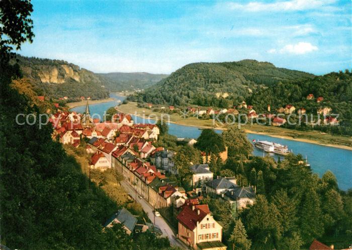 Wehlen Sachsen Panorama