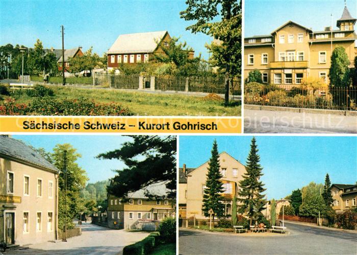 Gohrisch Dorfplatz Kurheim FDGB Heim Erholung