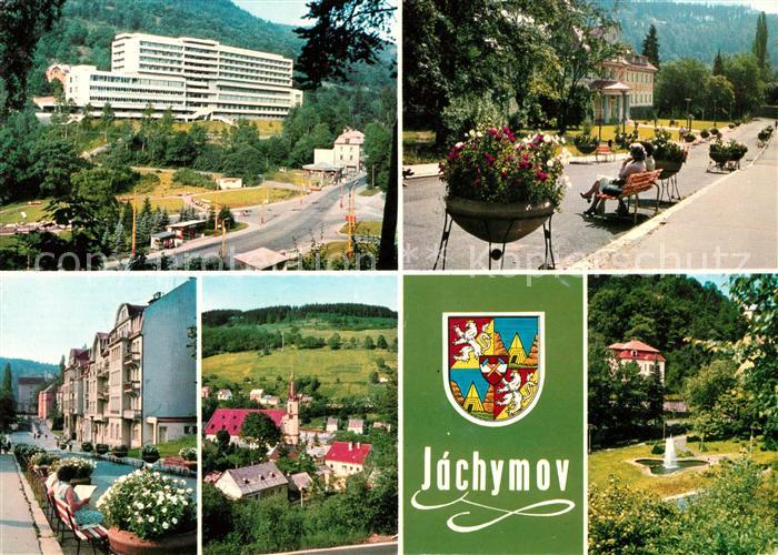 Jachymov Sanatorium Kurpark Panorama
