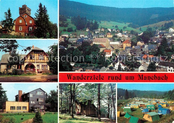 Manebach Hohe Warte Waldgaststaette Moenchhof Ferienheim Schoeffenhaus