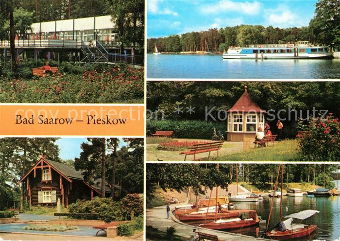 Pieskow Bad Saarow Strandgaststaette Maxim Gorki Gedenkstaette Solquelle Jachtha