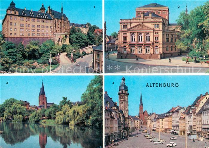 Altenburg Thueringen Schloss Marktplatz Landestheater
