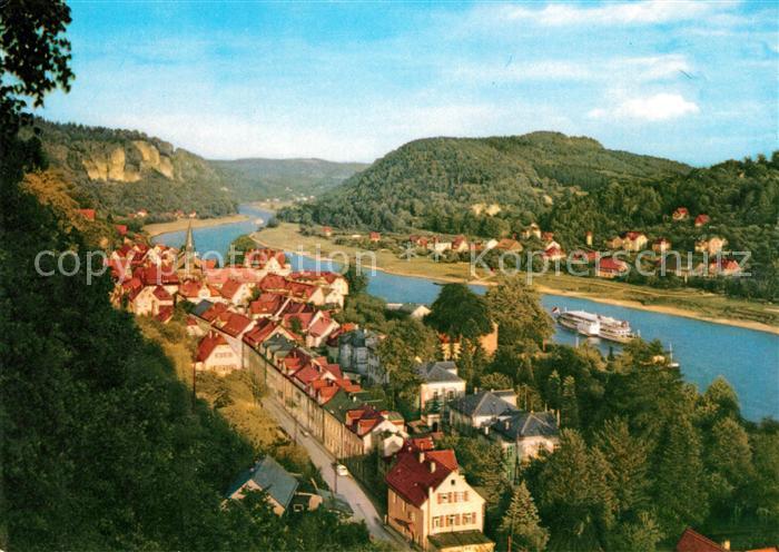 Wehlen Sachsen Panorama