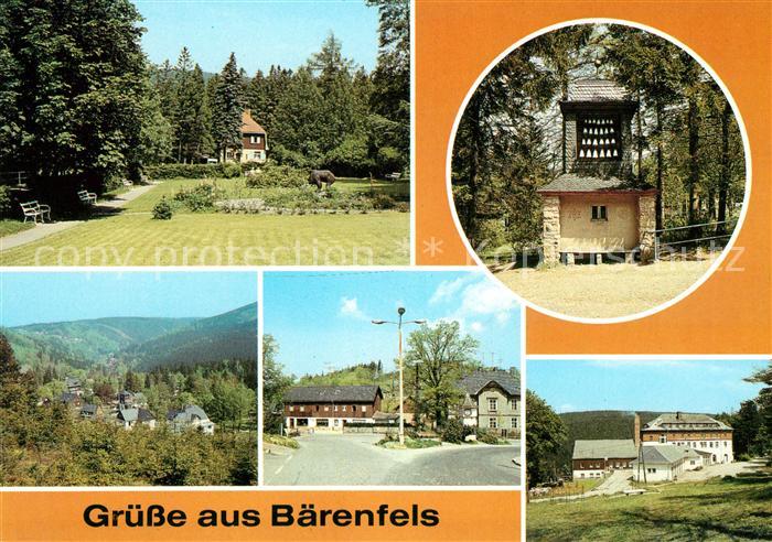 Baerenfels Erzgebirge Park Erholungsheim Max Niklas