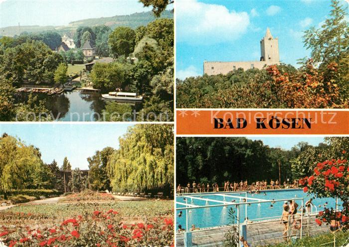 Bad Koesen Gradierwerk Dampferanlegestelle Rudelsberg Park Schwimmbad