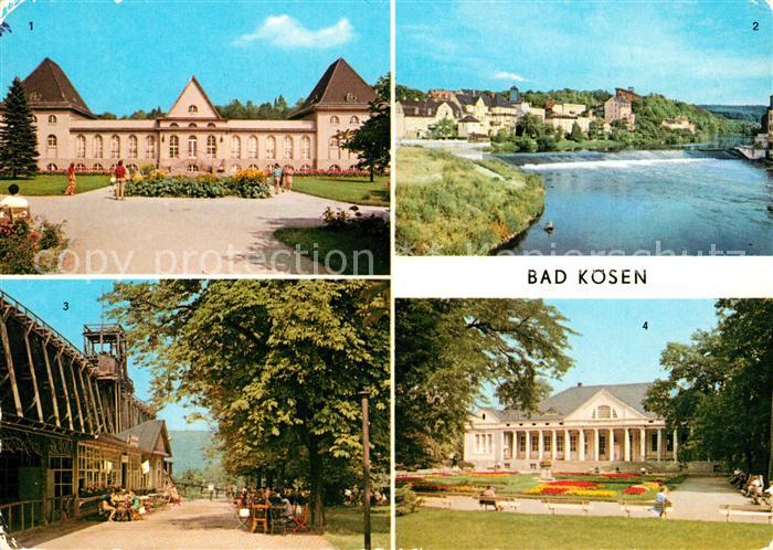 Bad Koesen Medizinische Badeanstalt Saalewehr Gradierwerk Kurmittelhaus