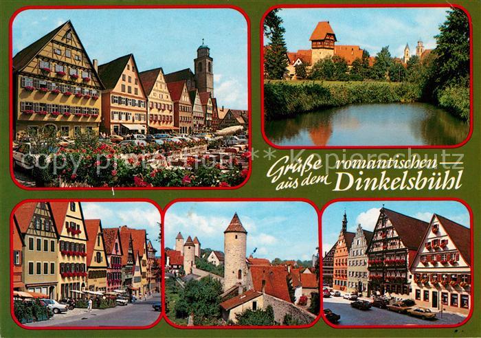 Dinkelsbuehl Fachwerkhaeuser