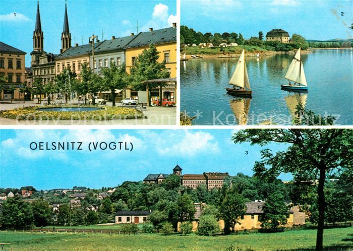 Oelsnitz Vogtland Ernst Thaelmann Platz Talsperre Pirk Schloss