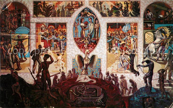 New York City Mural in the Security Council Chamber at United Nations Headquarte