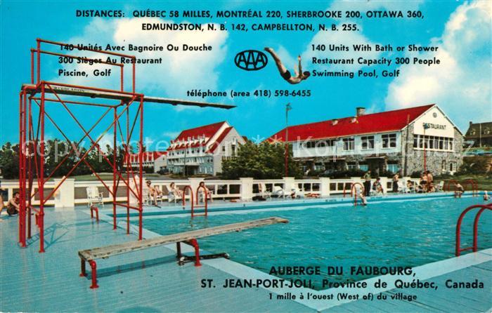 Saint Jean Port Joli Auberge du Faubourg Swimming Pool