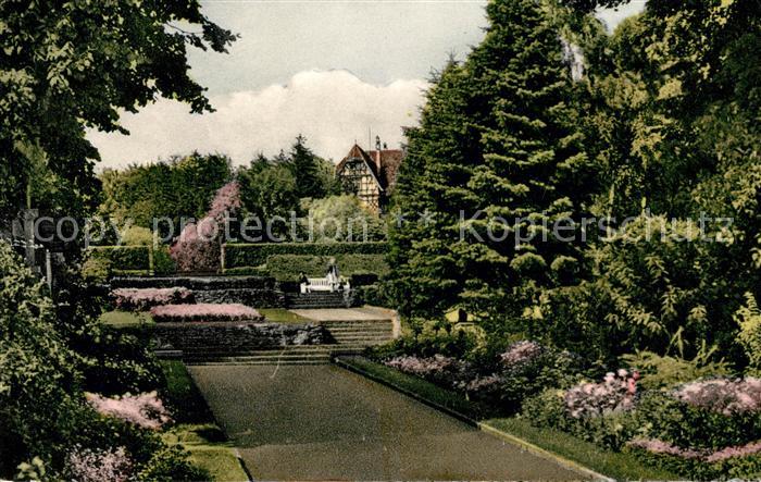 Bad Meinberg Durchgang zum Berggarten