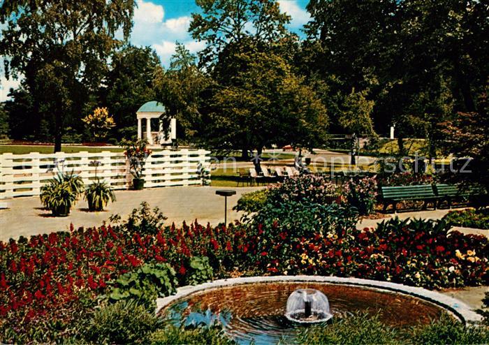 Bad Salzuflen Kurpark mit Leopoldsprudel
