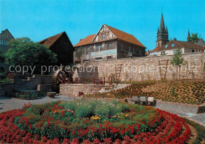 Bad Driburg Parkanlage am Muehlrad