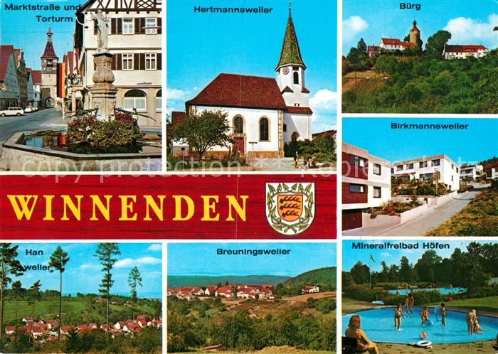 Winnenden Marktstr Torturm Hartmannsweler Buerg Birkmannsweler Breuningsweiler M