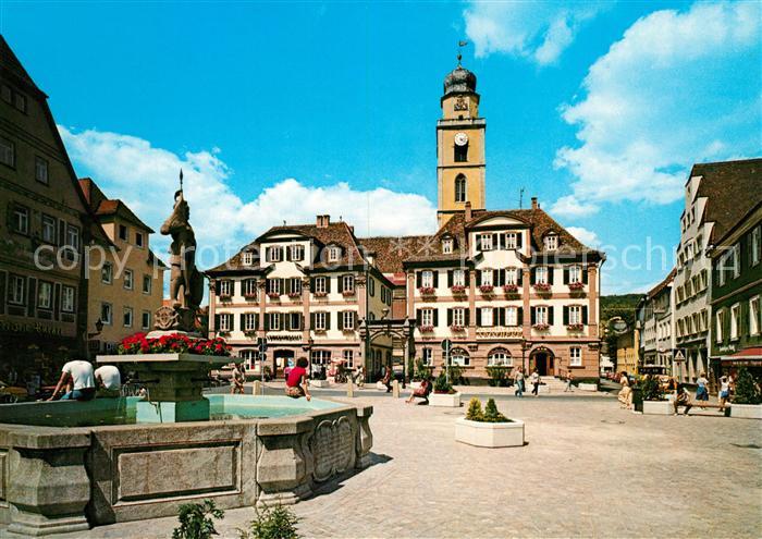 Bad Mergentheim Marktplatz Brunnen