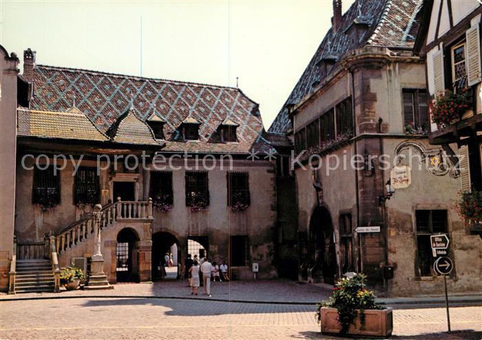 Colmar Haut Rhin Elsass Altes Kaufhaus mit seinen buntglasierte
