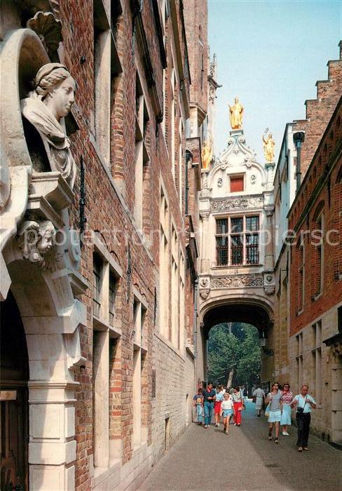 BRUGGE Bruges Belgie Blinde Ezelstraat Rue de l'Ane aveugle