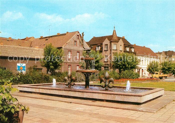 Elsterwerda Wappenbrunnen am Markt