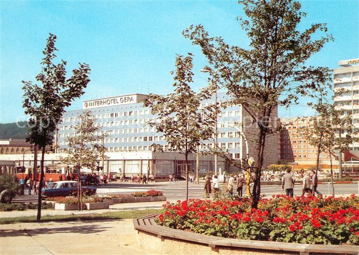 Gera Blick zum Interhotel Gera