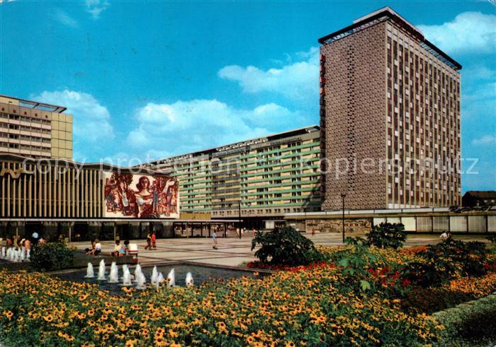 DRESDEN Elbe Prager Strasse Interhotel Newa