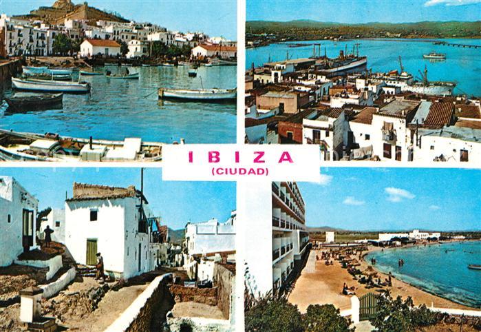 Ibiza Islas Baleares Hafenpartien Strand Dorfmotive