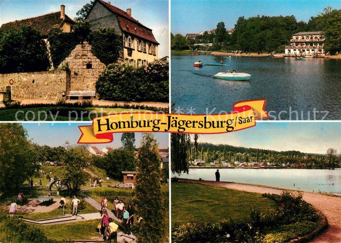 Jaegersburg Saar Schloss Saarpartie Minigolf Promenade