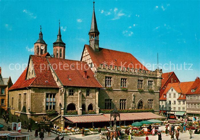 Goettingen Niedersachsen Rathaus Markt