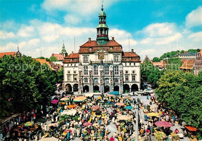 Lueneburg Rathaus Marktplatz