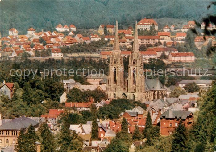 Marburg Lahn Stadtblick mit Dom