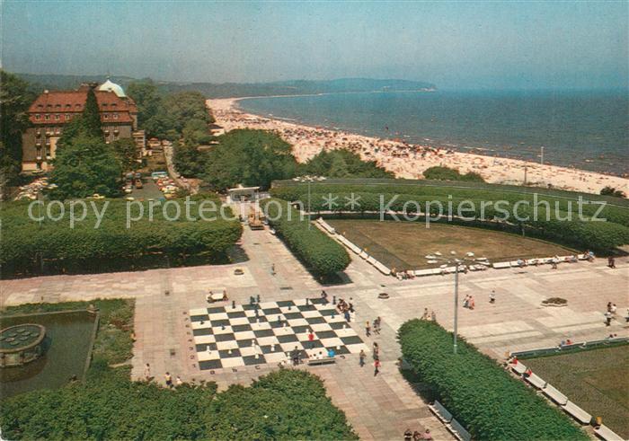 Zoppot Sopot Brzeg morski Orlowa z lewej Grand Hotel