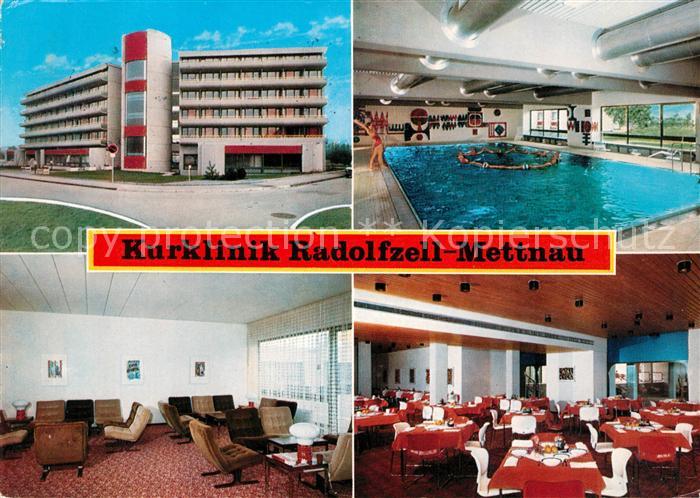 Mettnau Radolfzell Bodensee Kurklinik Hallenbad Aufenthaltsraum Speisesaal