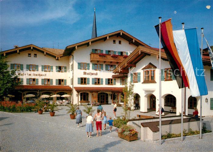 Siegsdorf Oberbayern Rathaus Cafe